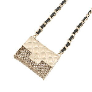 Chanel necklace, Matelassé handbag style, B21 S AB6136, CHANEL choker, black,...